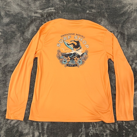 Men’s IZOD Long sleeve Surf Shirt - Picture 3 of 5